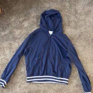 Offline by Aerie Cropped Track Hoodie